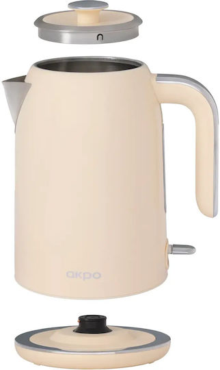 Akpo Βραστήρας 1.7lt 2200W Μπεζ