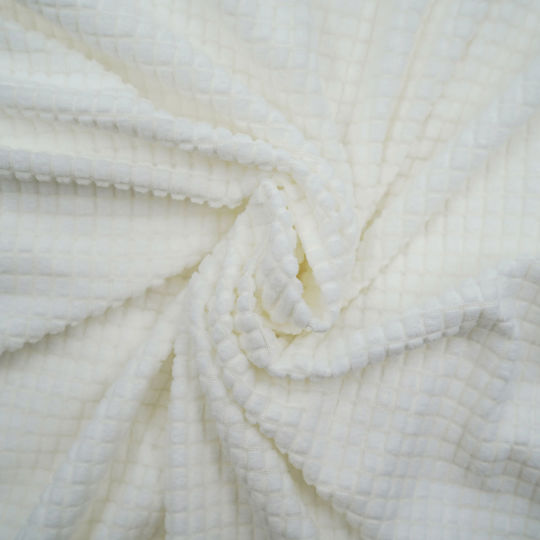Sacha Blanc Ελαστικό Κάλυμμα Τριθέσιου Καναπέ Blanc 245x86cm Sacha Blanc Ελαστικό Κάλυμμα Τριθέσιου Καναπέ Blanc 245x86cm
