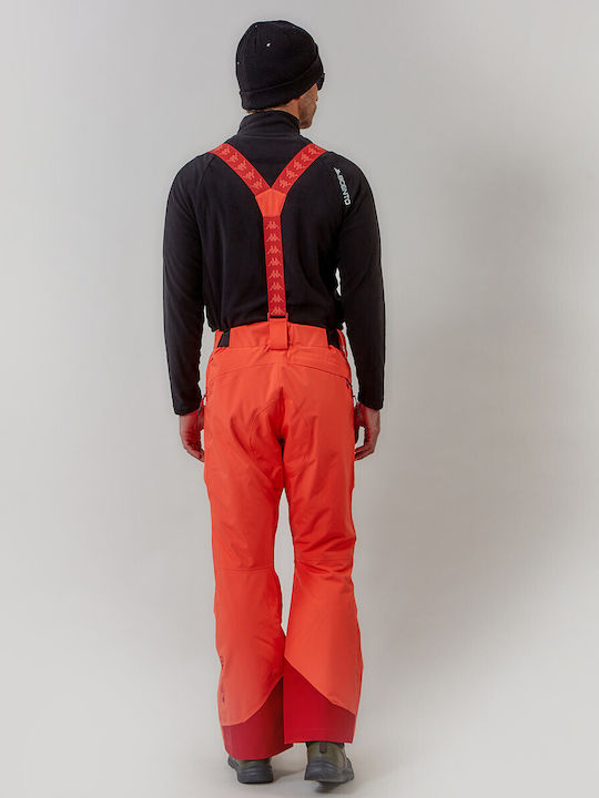 Kappa 1856550011-ΠΟΡΤΟΚΑΛΙ Men's Dungarees for Ski & Snowboard Orange