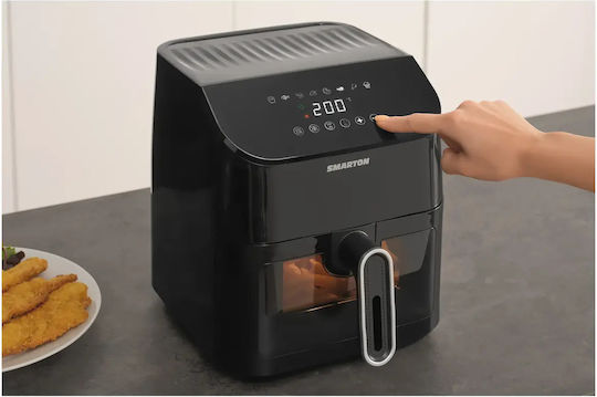 Smarton Heißluftfritteuse 4,5 l Schwarz FR 460