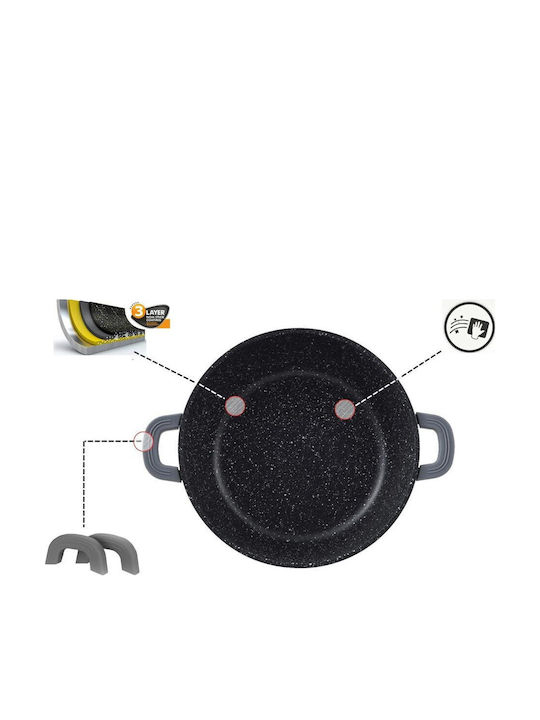 Cheffinger Βαθιά Κατσαρόλα από Χυτό Αλουμίνιο 24cm