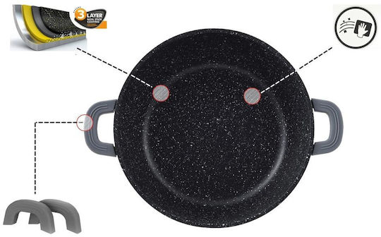 Cheffinger Βαθιά Κατσαρόλα από Χυτό Αλουμίνιο 24cm