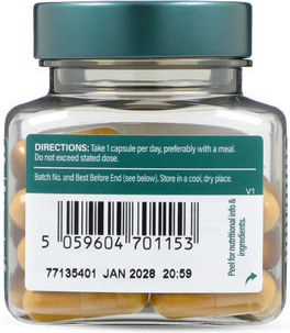Holland & Barrett Vitamin D + Turmeric & Manuka 30 φυτικές κάψουλες