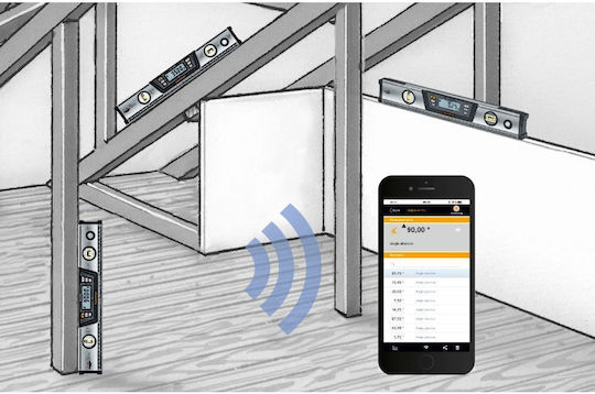 Електронен Нивелир Точков Лазер Bluetooth Интерфейс Laserliner Digilevel Pro 120 См