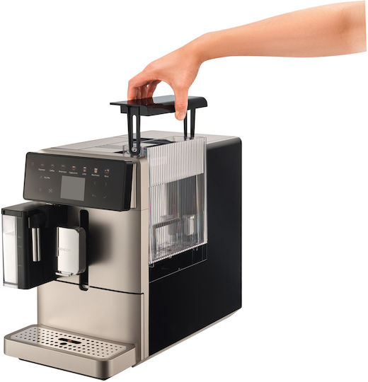 Sencor Automatic Espresso Machine 1400W Pressure 19bar for Cappuccino with Grinder White SES 9350CH
