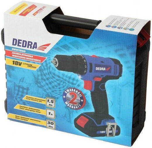 Dedra DED7880 Κατσαβίδι Μπαταρίας 18V 1x1.5Ah