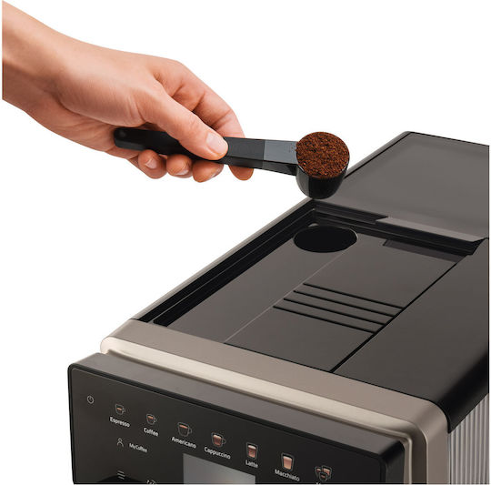 Sencor Automatic Espresso Machine 1400W Pressure 19bar for Cappuccino with Grinder White SES 9350CH
