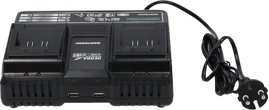 Dedra Ladegerät für Werkzeugbatterien 18V Lithium