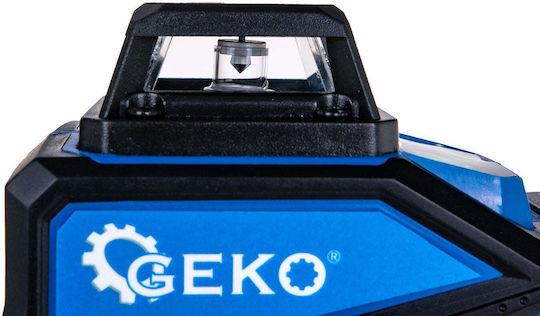 Geko Самонивелиращо Въртящо се Лазерен нивелир Зелен лъч 3.7V с Работен обхват 40м
