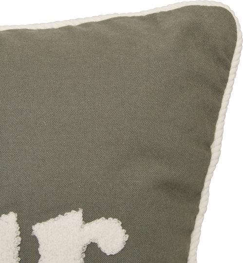 Zierkissen Sofa-Kissen A-s Cheri Khaki 38x58cm