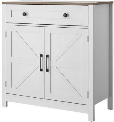 Μπουφές από Ξύλο & Μέταλλο με Συρτάρια White 75x37.5x80cm