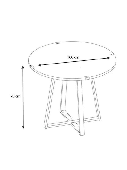 Dining Room Rubes Nova 5pcs 100x100cm