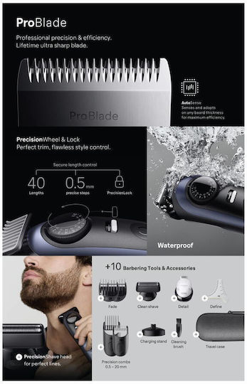 Braun Trimmer Μηχανή BT7540