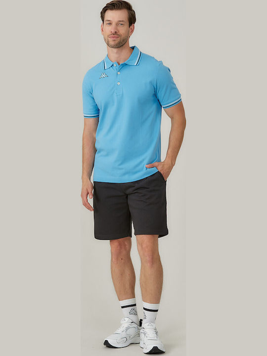Maltax Polo Herrenblusen Kurzarm Hellblau 1156480049-Gelb