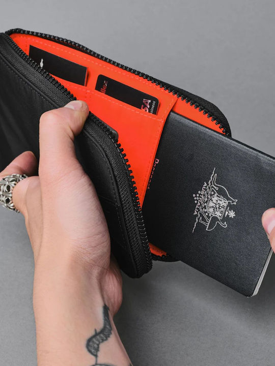 Мъжки Портфейл Пътнически с RFID Черен