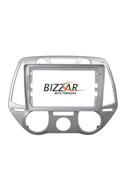 Bizzar Auto-Audiosystem für Hyundai i20 2009-2012 mit A/C (Bluetooth/USB/WiFi/GPS/Apple-Carplay/Android-Auto) mit Touchscreen 9"
