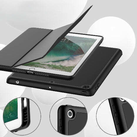 Flip Cover Black iPad 2017/2018 9.7"