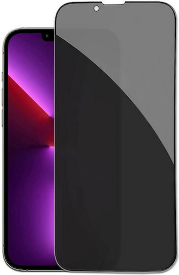 Privacy Tempered Glass Μαύρο (iPhone 14 Plus / 13 Pro Max)
