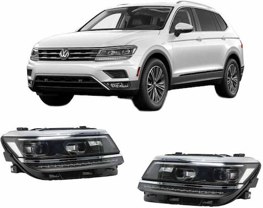 Μπροστινά Φανάρια Led για Volkswagen Tiguan 2τμχ