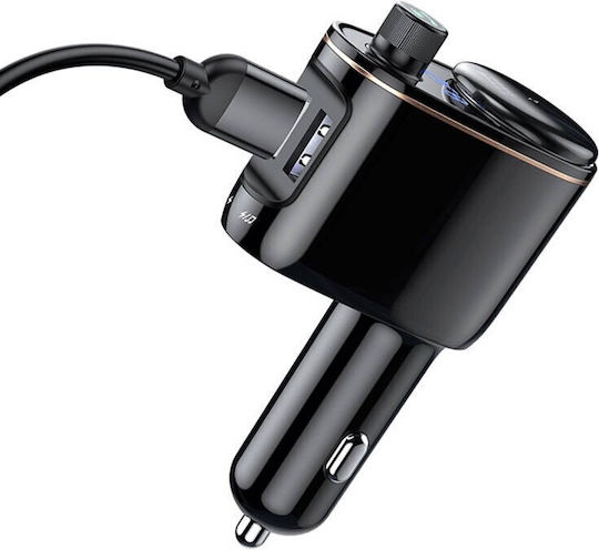 Earldom FM предавател за кола с Bluetooth / USB / Type-C