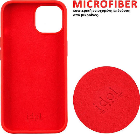 Idol 1991 Velvet Elite Back Cover Silicone / Plastic Waterproof Red (Redmi 15)