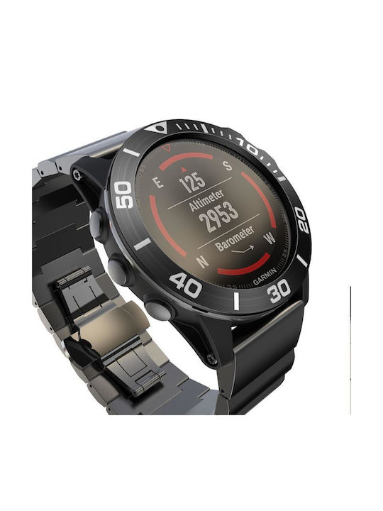 Smart Watch Protecție Bezel în culoarea Gri pentru Garmin Fenix 5X/5X Plus
