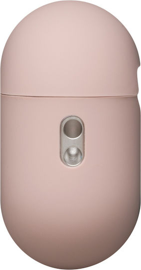 Dbramante1928 Costa Rica Case Wireless Earphones Silicone Recycled Plastic Pink Sand Colour Apple AirPods Pro 2nd Generation