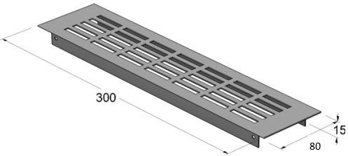Finetto Vent Louver Rectangular