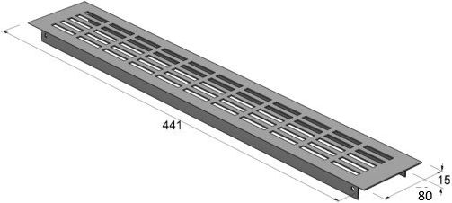Finetto Vent Louver Rectangular