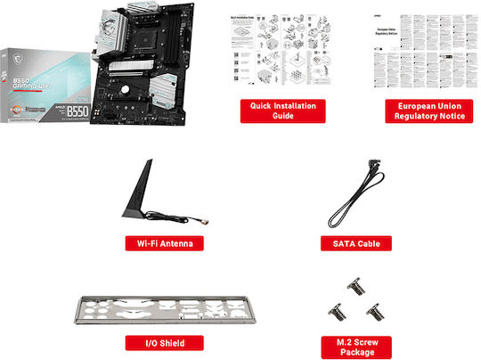 MSI B550 GAMING WIFI Motherboard ATX με AMD AM4 Socket