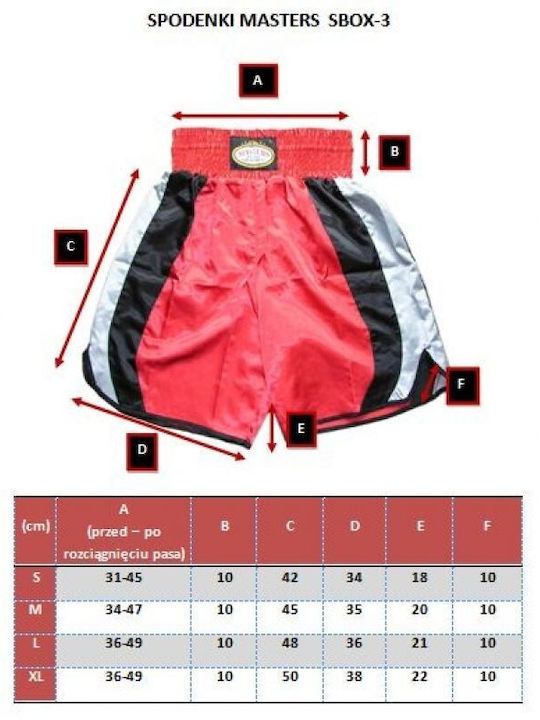 P Masters Boxing Shorts Sbox-3 Xl