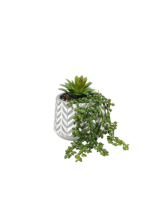 General Trade Artificial Plant in Small Pot Succulent Plant 14cm