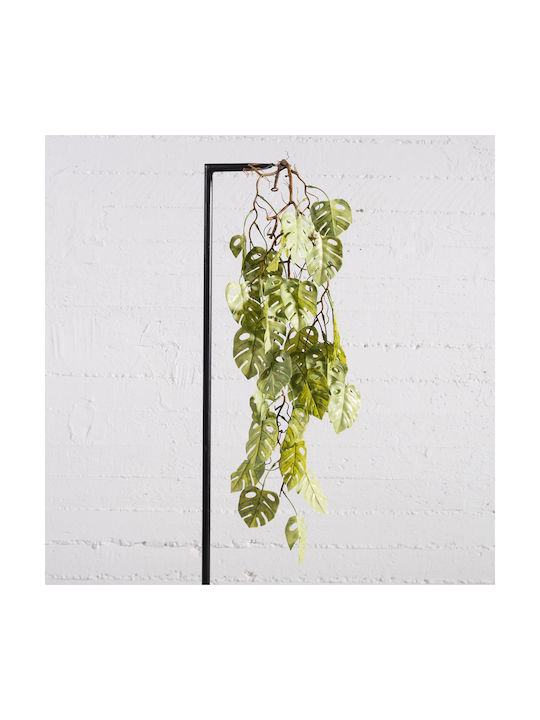 Supergreens Artificial Hanging Light Green Monstera 105 Cm 7-1653