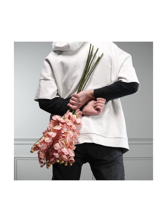 Supergreens Dekoratives Künstliches Zweigstelle Orchidee Rosa 75 cm 7-0836