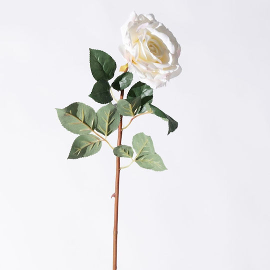 Supergreens Sucursala Artificială Trandafir Albă 75 Cm 7-0285