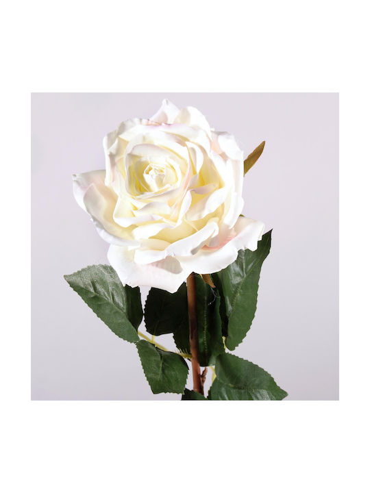 Supergreens Sucursala Artificială Trandafir Albă 75 Cm 7-0285