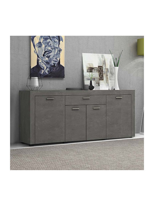 Joseph Holzsideboard mit Schubladen Anthrazit 177x40x76cm