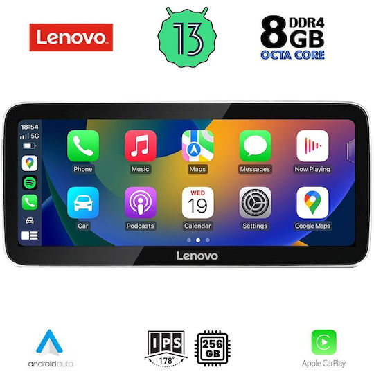 Lenovo Ηχοσύστημα Αυτοκινήτου για Lexus ES 2013-2017 (Bluetooth/USB/WiFi/GPS/Apple-Carplay/Android-Auto) με Οθόνη Αφής 12.3"