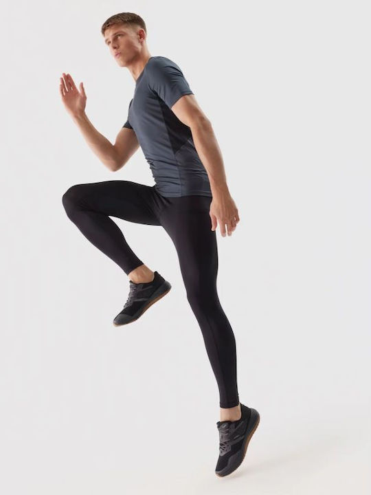 4F Functional Men's Sports Long Leggings Black