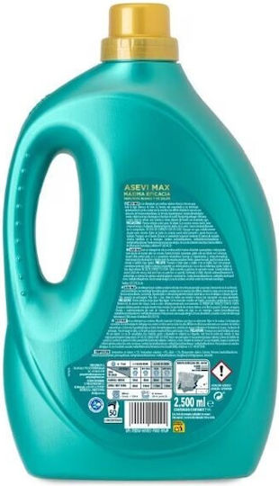 Asevi Lichid Detergent pentru Sensibil Haine 2.5lt (50 Cupe de măsurare)