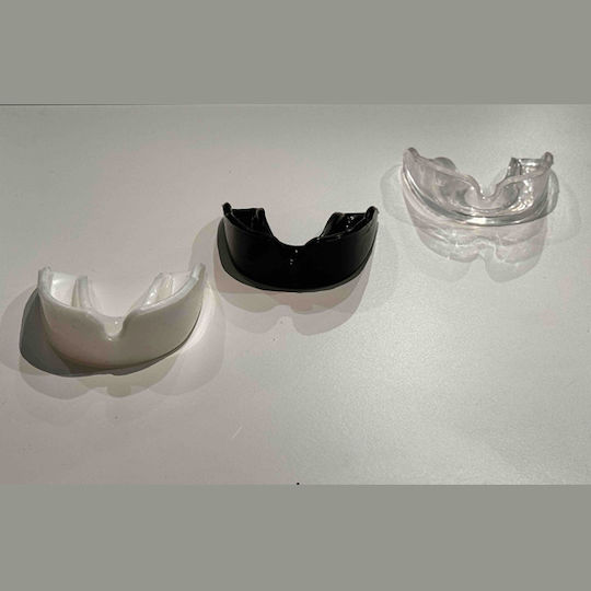Jupiter Mouthguard Single Black White Transparent Transparent
