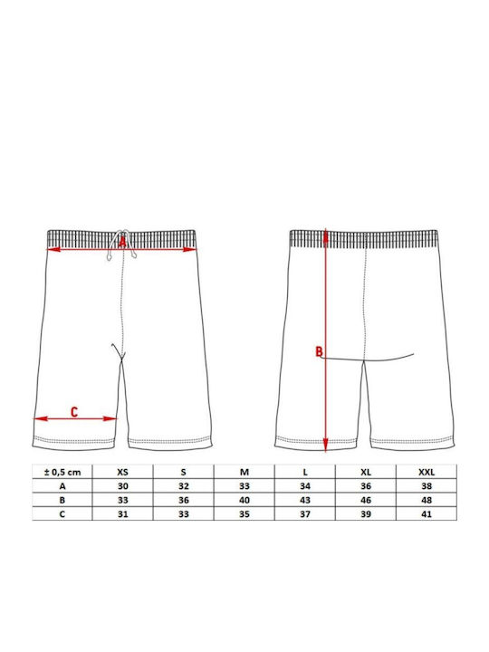 Wako Star Men's Boxing Shorts Red