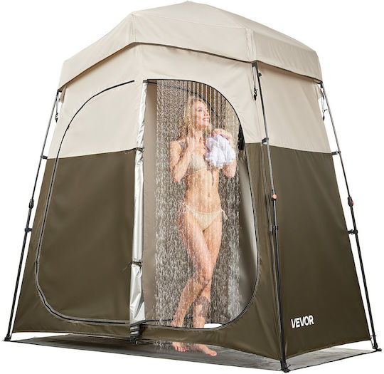 Vevor Camping Toilet Tent Silver 3 Seasons 214x112x213cm