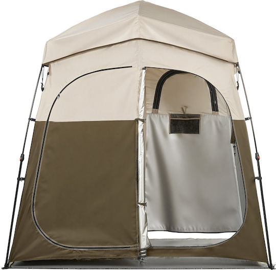 Vevor Camping Toilet Tent Silver 3 Seasons 214x112x213cm