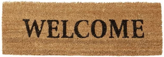 Relaxdays Covor de Intrare din Cocos cu Suport Antiderapant Maro 75x25buc Grosime 15mm
