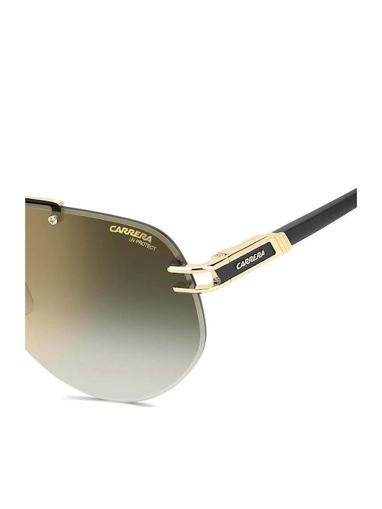 Carrera Men's Sunglasses With Black Metallic Frame And Grey Gradient Lens 1087/S I46/D6