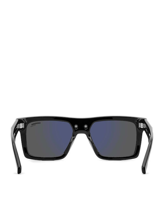 Carrera Men's Sunglasses With Black Horn-Rimmed Frame And Grey Polarized Lens 25/S 284/1T