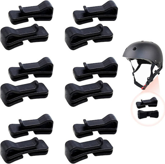 Clips Hooks Holders Mask To Ski Helmet Set 12 Pieces