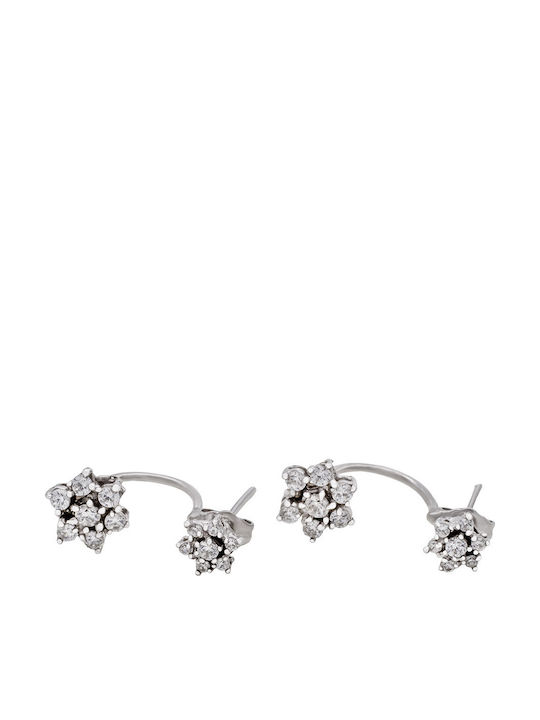 Savvas Design Ohrringe aus White Gold mit Steinen