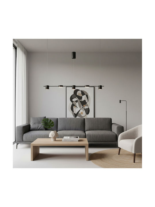 Home Lighting Висящо Осветително Тяло Черен 120x7см.